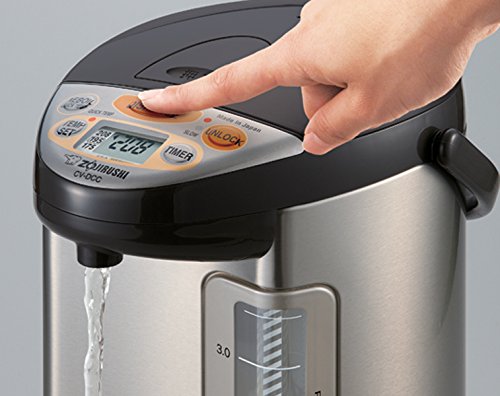 Tiger PDU-A30U 3-Liter Electric Hot Water Boiler and Warmer (Stainless  Black) 