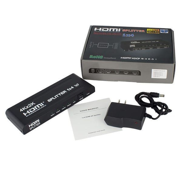 HDMI SPLITTER PST-4K104M - Communica [Part No: HDMI SPLITTER PST-4K104M]