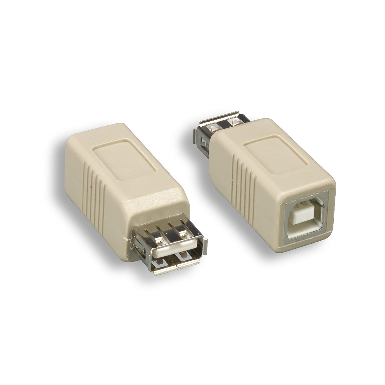 USB 2.0 A-F/B-F Gender Changer Beige | USB 2.0 Gender Changer– EAGLEG.COM