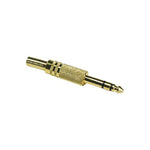 1/4-Inch Stereo Male Gold-Plated w/Spring Strain Release