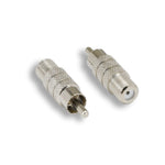 F-Type Female to RCA Plug Adapter - Pack of 25PCS