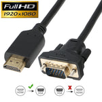 6Ft HDMI to VGA Active Converter Cable 1920x1200 / 1080p HDMI-VGA06
