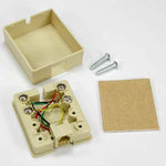 RJ11 Modular Single Port Surface Mount Jack Ivory - EAGLEG.COM