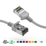 3Ft Cat8 U/FTP Slim Ethernet Network Cable 30AWG - EAGLEG.COM